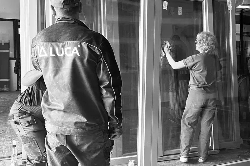 Schreinerei aus laminiertem Holz: Wohngebäude, Morainvilliers, Frankreich