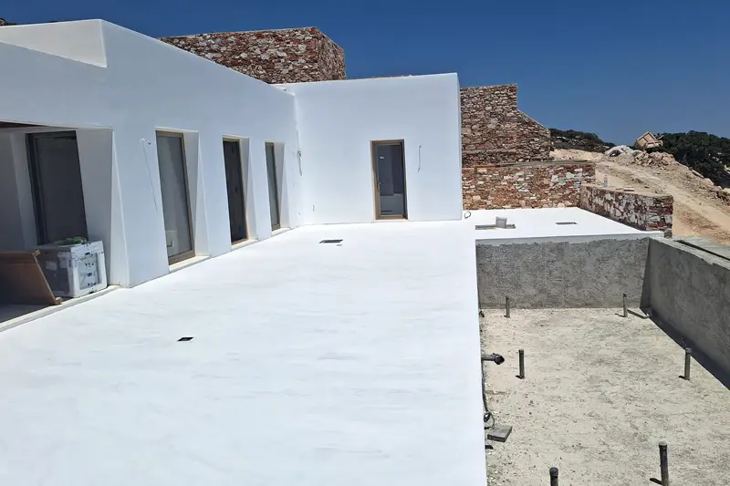 Schreinerei aus laminiertem Holz: Wohnimmobilie, Insel Paros, Griechenland