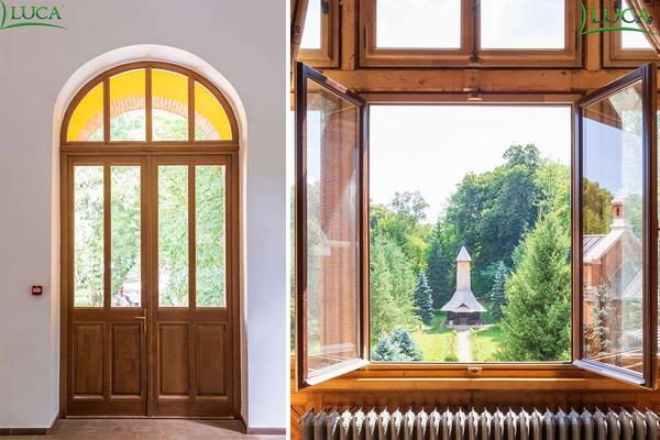 Schreinerei aus laminiertem Holz: Curtea de Arges Kloster